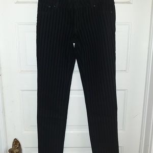 Vintage Straight Leg Pinstripe Jeans